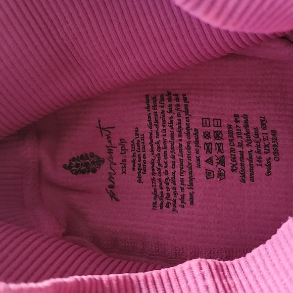 Free People FP Movement High-Rise 7/8 Happiness Runs Leggings Raspberry Tights - Picture 9 of 12